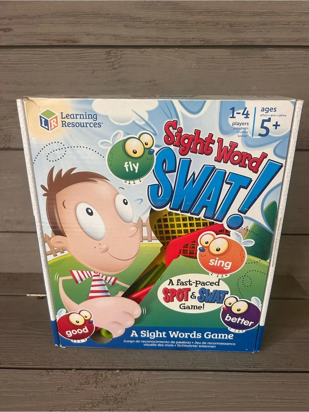 Learning Resources Sight Word SWAT! Educational Game – Blue